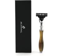 JagShaving 3 Edge Shaving Resin Handle Razor for Men