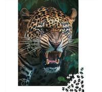 Jaguar 5 Wooden Jigsaw Puzzle for Adults 1000 Piece Puzzles for Teenagers Creative Jigsaw Puzzles Family Challenging Games Toys 1000pcs (75x50cm)