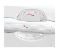(JAGUAR) 8x Car Door Handle Bowl Anti-Scratch Cover Guard Protector Stickers Accessories
