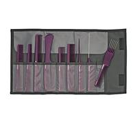 Jaguar A-Line Hair Comb 9-Pieces Set, Lila, 0.19 kg