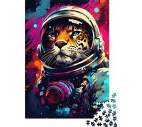 Jaguar Astronaut Space Explorer 70x50cm 1000pcs Jigsaw Puzzle, 1000 Piece