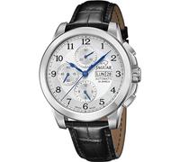 Jaguar Swiss Watches Analog Automatic Watch J975/1 Valjoux, 45 mm, Sapphire Glass, Black/White