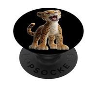 Jaguar Big Cat Panther Funny Cat Lover Cute Jaguar PopSockets Adhesive PopGrip