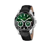JAGUAR Connected Men's J958/2 Chronograph with Additional Bracelet | Connected, 10 ATM Water Resistant, J958/2, Music Control, Step Count, Notify and Reject Calls, Green Dial