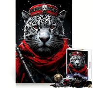 Jaguar Crimson Warrior 1000 Piece Jigsaw Puzzle FreeTime Game Smooth Thick Fun Challenge Birthday Surprise (38x26cm)