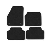 Jaguar E-Pace (2017-2021) Car Mats Accessories Tailored Fit Carpet Floor Mats Non Slip Black Trim Full Coverage Compatible Accessory Front Rear Set Anti Slip Granulated Backing Hand-Finished Clips