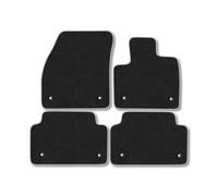 Jaguar E-Pace (2021+) Car Mats Accessories Tailored Fit Carpet Floor Mats Non Slip Grey Trim Accessory Compatible Front Rear Set Anti Slip Full Coverage Granulated Backing Hand-Finished Clips