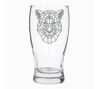 Jaguar Engraved Pint Beer Glass Etched Jaguar Drinkware Gift for Jaguar Lovers Birthday Gift for Him & Her Animal Lover Gifts Engraved Jaguar Glass Beer Cider Pint Glass Jaguar Lover Pint Glass Gift