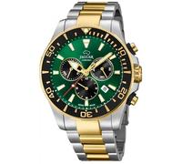 JAGUAR Watch Model J862/3 from The Executive Collection, 43.5 mm Green case with Two-Tone Steel Strap for Men