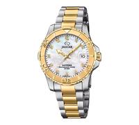 JAGUAR Watch Model J896/3 from The Woman Collection, 34 mm White case with Two-Tone Steel Strap for Women