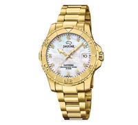 JAGUAR J898/1 Woman Collection 34mm White Case with Plated Steel Strap