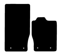 Jaguar F TYPE 2013 2017 2 Piece Set Car Mats UK-Made Tailored Fit Carpet Floor Mats Full Coverage Compatible Accessory Black Trim