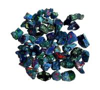 JAGUAR GEMS Black Opal Rough - AAA Quality 25 Carat Raw Ethiopian Gemstone - Welo Multi Fire 3-6 Pcs