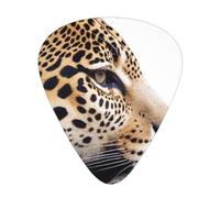 Jaguar head Printed pick set - 12 pieces, thin, medium and thick guitar picks, suitable for guitar, bass, electric guitar and ukulele