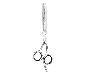 Jaguar Hera Modelling Scissors 6.25 Inches | Texturing Shears with 48 Thinning Teeth with Prismatic Cut in Crane Design with Forged Finger Hook | Polished | Made in Germany