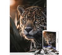 Jaguar in Natural Light Jigsaw Puzzle 1000 Piece for Teenagers Serene Peaceful Play Activity Peaceful Calm Stress Relief (50X75cm)
