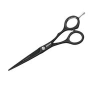 Jaguar JP10 Black Offset Pro Hairdressing Scissors - Metallic Finish - 5.75"