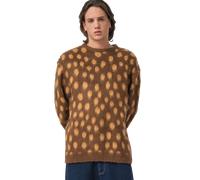 Jaguar Knit Jumper in Brown