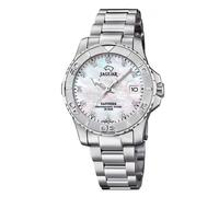 JAGUAR Woman Collection J870/1 Watch, 34 mm White case with Steel Strap for Women