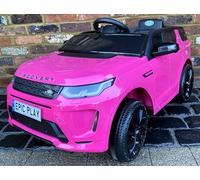 Jaguar Land Rover Ride on Car Discovery HSE Sport Licensed 12v Electric Battery Epic Play Kids Toy Pink