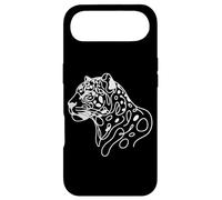 Jaguar Line Art Wildlife Big Cat Portrait Case for iPhone Air