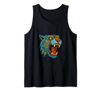 Jaguar Maya Aztec Native Mexican Pride Mexican Mythology Tank Top