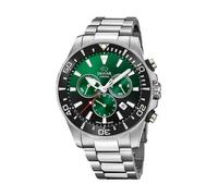 Jaguar Men's Swiss Quartz Chronograph Watch - Model J861/9, Stainless Steel Case, Green Dial, Sapphire Crystal