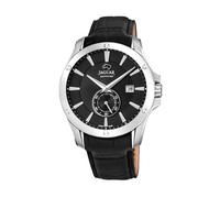 JAGUAR Watch Model J878/4 from The ACAMAR Collection, 44 mm case with Black Leather Strap for Men
