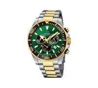 JAGUAR Watch Model J862/3 from The Executive Collection, 43.5 mm Green case with Two-Tone Steel Strap for Men