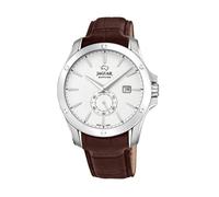 JAGUAR Watch Model J878/1 from The ACAMAR Collection, 44 mm Silver case with Brown Leather Strap for Men