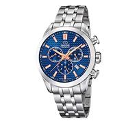 JAGUAR Model J865/2 ACAMAR Collection, 43 mm Blue Case with Steel Strap for Men