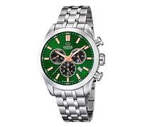 JAGUAR J865/3 Series ACAMAR Watch, 43 mm Green case with Steel Strap for Men