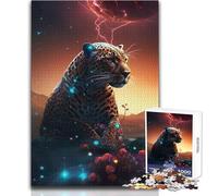 Jaguar on Mars Jigsaw Puzzles 1000 Pieces for Teenagers Mindful Learning Fun Game Unique Gift for Joyful Celebrations Size 38x26cm
