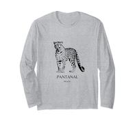 Jaguar Pantanal - Experience The Spirit of Wild Brazil Long Sleeve T-Shirt