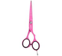 5.5-Inch Jaguar Hairdressing Scissor Sharp White Line Pastel Plus Offset-Candy