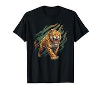 Jaguar Roaring Predator Spirit Animal Jungle T-Shirt