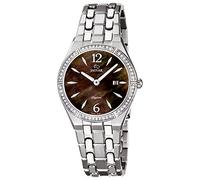 JAGUAR SRA.ace.cor.ESF.marrn. Womens Analogue Quartz Watch with Stainless Steel Bracelet J673/2