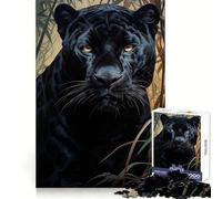 Jaguar Stare Jigsaw Puzzles for Teenagers 1000 Pieces Memory Train Fine Thick Home Game Birthday Present (38x26cm)