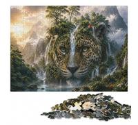 Jaguar The Mythic Guardian of the Verdant Wil Jigsaw Puzzle, None Pieces | During puzzle time: Jigsaw Puzzle for Adults - shared home puzzle activity on quiet evenings.