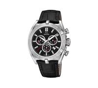JAGUAR Watch Model J857/4 from The Executive Collection, 45.8 mm Case Black Leather Strap for Men, one Size, Strip