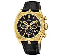 JAGUAR Watch Model J858/3 from The Executive Collection, 45.8 mm Case, Black Leather Strap for Men