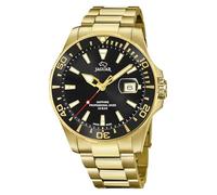 JAGUAR Watch Model J877/3 from Executive Collection, 43.5 mm Black case with Plated Steel Strap for Men, one Size, 43.5, Bracelet