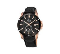 JAGUAR Watch Model J882/1 from The ACAMAR Collection, 44 mm case with Black Leather Strap for Men