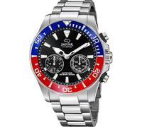 JAGUAR J888/4 Connected Collection, 45.7 mm Black Case with Steel Strap for Men