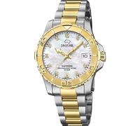 JAGUAR Watch Model J896/3 from The Woman Collection, 34 mm White case with Two-Tone Steel Strap for Women