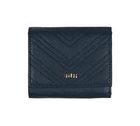 JAGUAR Women's Small Leather Wallet, Gift Idea for Women with Elegant Quilted Design, Luxury Leather Wallet to the Touch and Unique in Its Style with Exclusive Stitching, blue, Taglia Unica, Classic