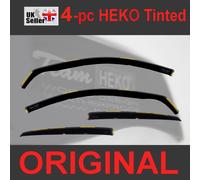 Jaguar XF MK2 Saloon X260 2016-onwards 4-pc Wind Deflectors HEKO Tinted