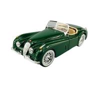 Jaguar XK 120 Roadster Convertible Green 1948-1954 1/24 Burago Model Car