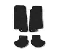 Jaguar XK8 (1996-2006) Car Mats Accessories Tailored Fit Carpet Floor Mats non Slip Grey Trim Full Coverage Compatible Accessory Front Rear Set Anti Slip Granulated Backing Hand-Finished