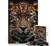 Jaguars Hypnotic Gaze Puzzles for Teenagers 1000 Piece Brain Power Quality Print Fun Challenge Xmas Gift (38x26cm)